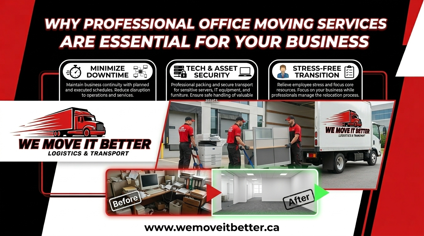 Why Professional Office Moving Services Are Essential for Your Business