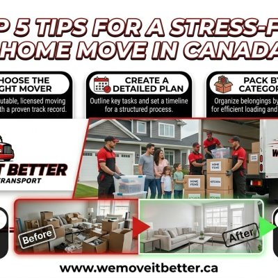 Top 5 Tips for a Stress-Free Home Move in Canada